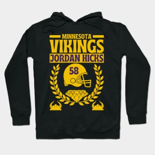 Minnesota Vikings Jordan Hicks 58 Edition 2 Hoodie